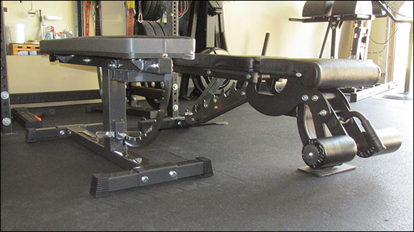 20" high Super Bench next to 18" high Rep Fitness Adjustable Bench