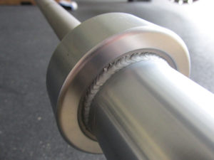 American Barbell Stainless Steel Olympic Bearing Bar recessed weld