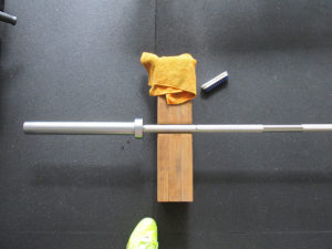 American Barbell Stainless Steel Olympic Bearing Bar clean shaft and sleeves