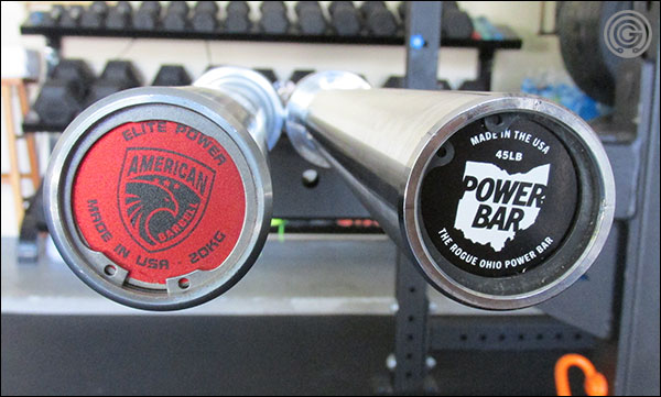 American Barbell Elite Power Bar versus the Rogue SS Ohio Power Bar