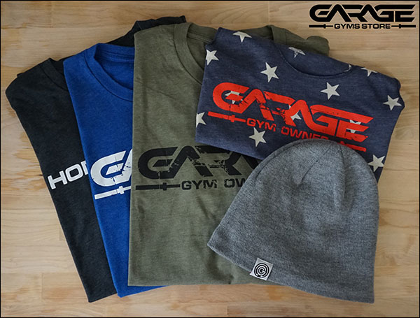 Help support Garage Gyms while getting some garage gyms swag. All purchases help to fund future equipment reviews. Thank you for your support!