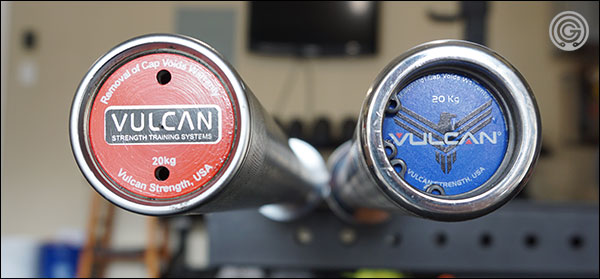 Both Vulcan Absolute Power Bars side-by-side