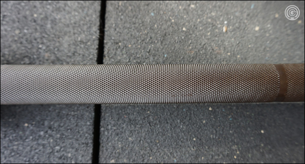 Outer knurling of the Vulcan Absolute Power Bar V2.0