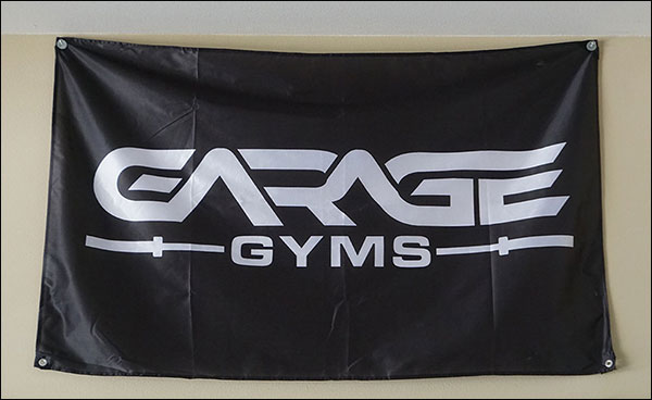 Garage Gyms Flags now available at the Garage Gyms Store - Be a sport and support future equipment reviews here!