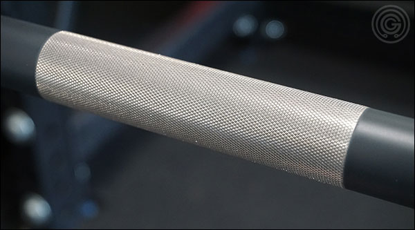 Unfinished, stainless steel, passive center knurling of the new Matt Chan Bar