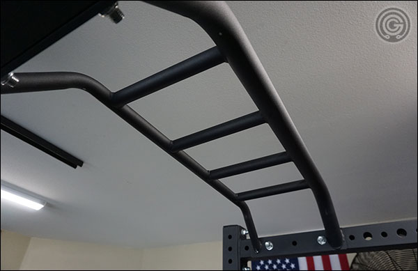 Multi-grip pull-up bar with fat and skinny grips - comes standard with the PR-5000