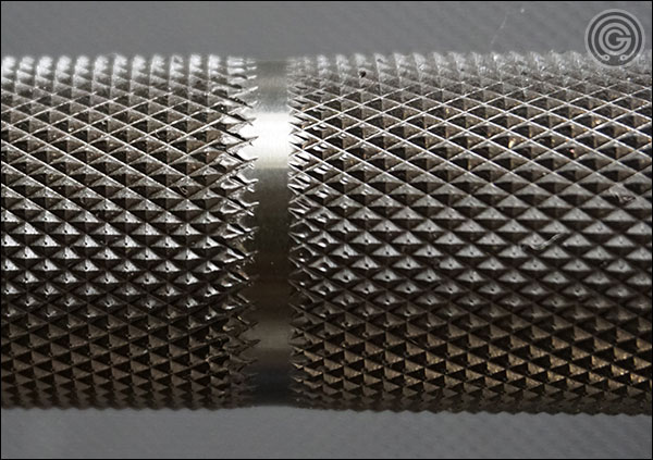 Vulcan Elite Power Bar V2 knurling close-up