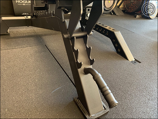 The Vulcan Prime Adjustable Bench has three seat positions ranging from 0-35 degrees; also a ladder system The Vulcan Prime Adjustable Bench has three seat positions ranging from 0-35 degrees; also a ladder system
