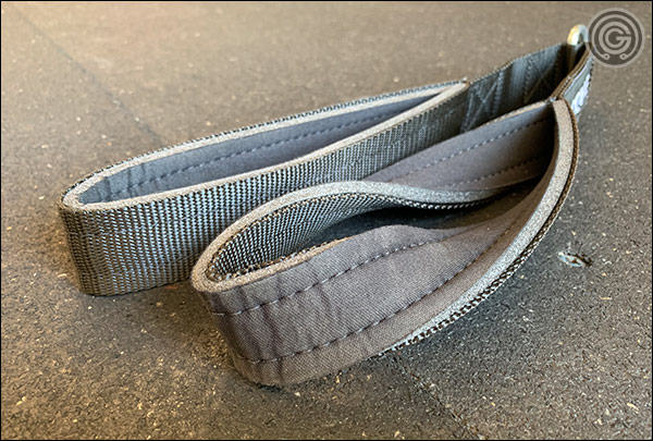 The stitched-in neoprene lining of the Rogue Tricep Strap