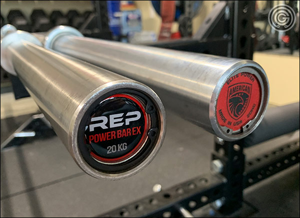 Rep Deep Knurl Power Bar EX vs the American Barbell Elite Power Bar