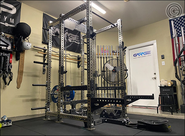 My PR-5000 V2 Power Rack with all the fixings - including the Belt Squat Attachment