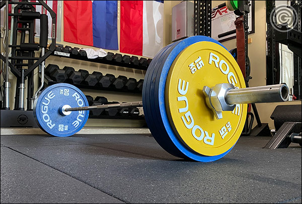 The Texas Body Building Bar is a great bar for deadlifts and heavy rows