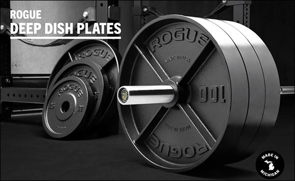 Rogue Fitness American-Made Deep Dish Iron Plates